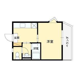 ファーストマンション(1K/1階)の間取り写真