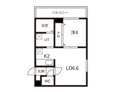 GRANOVAS(1LDK/3階)の間取り写真
