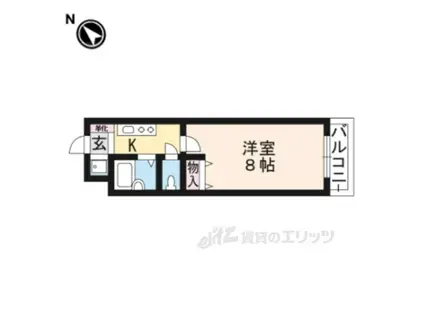 コーポ吉井(1K/1階)の間取り写真