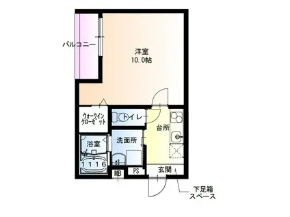 フジパレス堺鳳駅北ウエスト(1K/3階)の間取り写真