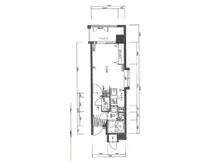 ラフィネス博多リバーステージ(1K/5階)の間取り写真