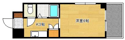 第2コーポみささ(1K/2階)の間取り写真