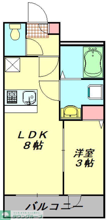 BESTSTAGE東大宮4丁目IV(1LDK/2階)の間取り写真