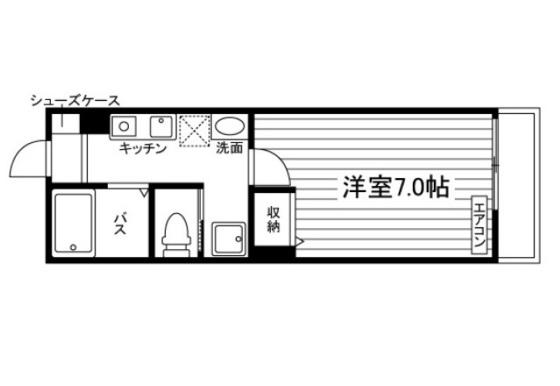 ST.LEONE津島東(1K/2階)の間取り写真