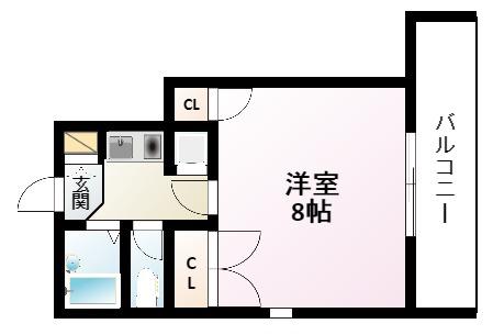 ハシモトエージェンシービルI(1K/7階)の間取り写真