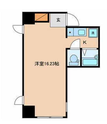 LXS室町(ワンルーム/2階)の間取り写真