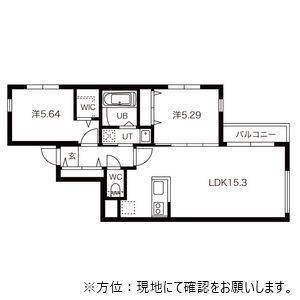 AYA RESIDENCE (2LDK/4階)の間取り写真