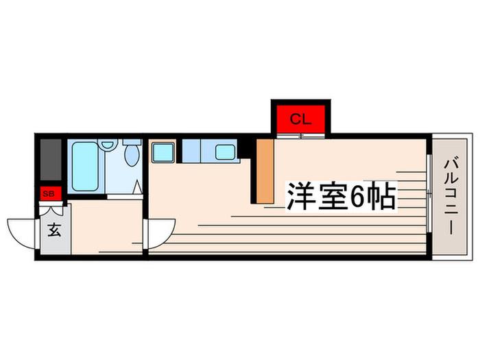 第3頼長ビル(ワンルーム/7階)の間取り写真