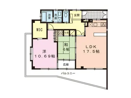 TONBOマンション(2LDK/3階)の間取り写真