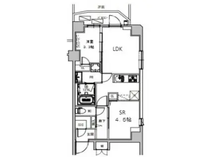 S-RESIDENCE瑞江(1SLDK/6階)の間取り写真