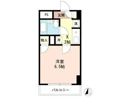 AMUSE MIYASAKA(1K/3階)の間取り写真