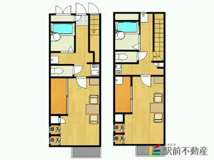 レオパレス美リーフ I(1K/2階)の間取り写真