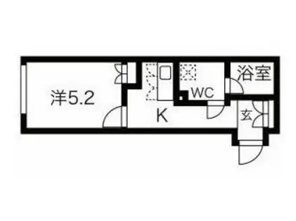 SPEC RESIDENCE TOGOSHI(1K/3階)の間取り写真