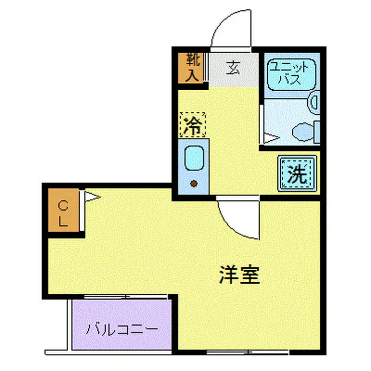 プレール明大前 3階階 間取り