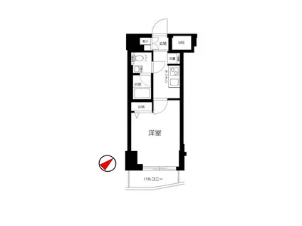 アマヴェル品川(1K/5階)の間取り写真