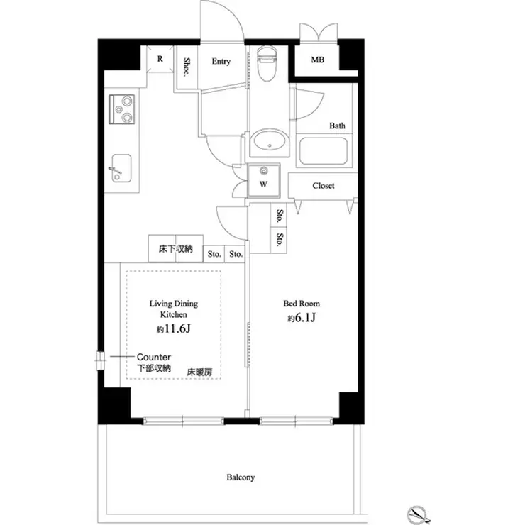 八潮パークスクエア 5階階 間取り