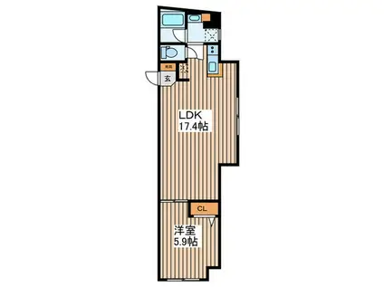 練馬区上石神井3丁目工事(1LDK/1階)の間取り写真