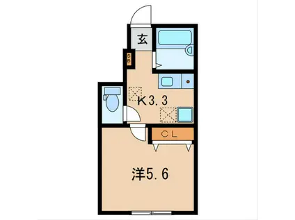 アイコート中野新橋(1K/1階)の間取り写真