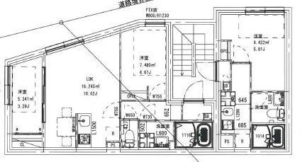 TYPE戸越公園(2LDK/2階)の間取り写真