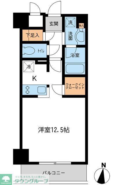 レジデンス両国駅前(ワンルーム/10階)の間取り写真