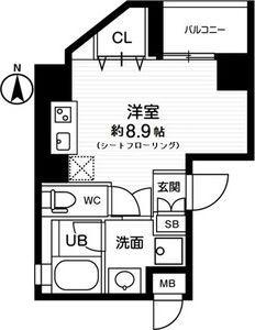AVANTI JOHOKU(ワンルーム/5階)の間取り写真