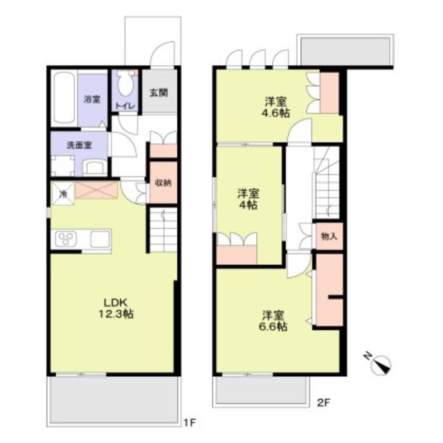 COMO MAISON(3LDK/1階)の間取り写真