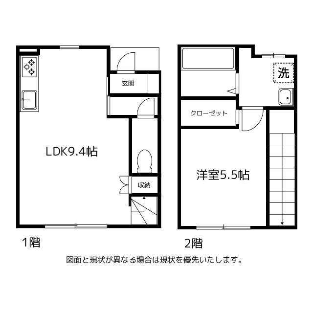 GOOD HILLS金泉寺I(1LDK/1階)の間取り写真