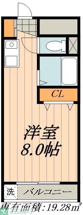 オアシス瑞穂(1K/3階)の間取り写真