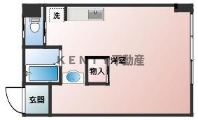 第5三井ビル(ワンルーム/3階)の間取り写真