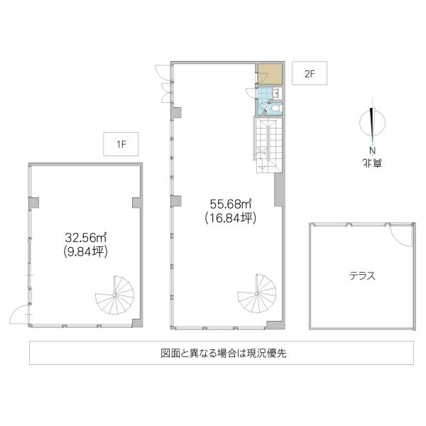 ARUMIKビル(ワンルーム/2階)の間取り写真