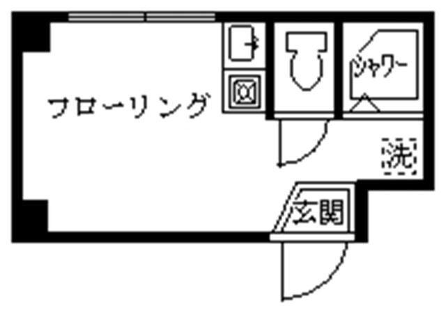 プレシャス野方(ワンルーム/3階)の間取り写真