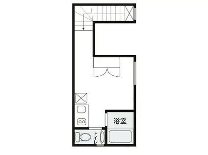 ハレイエ羽田(ワンルーム/2階)の間取り写真