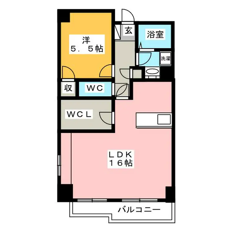 サンヴィレッジ本郷 6階階 間取り