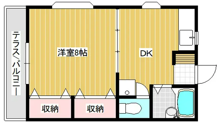 ハイツM 2階階 間取り
