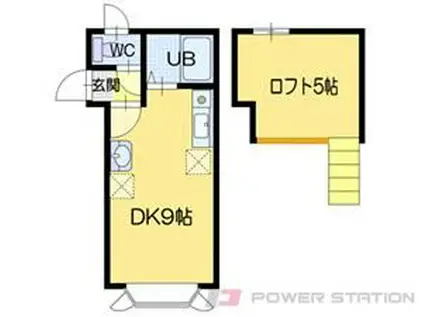 クレスト文京台(ワンルーム/1階)の間取り写真