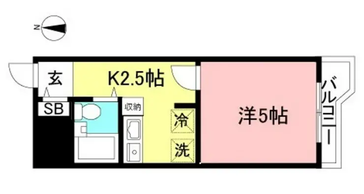 エスパースラヴィ 4階階 間取り
