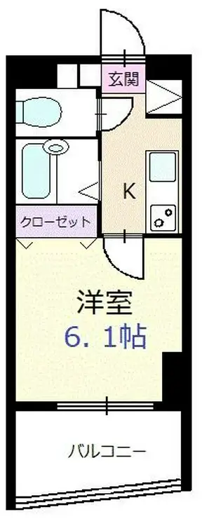 スターライト浅草 8階階 間取り