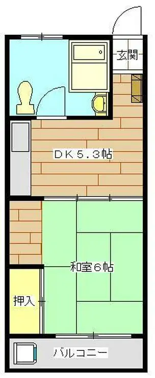 トーシンコーポ 2階階 間取り