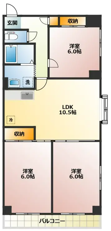 セブンヒルズ土山 2階階 間取り