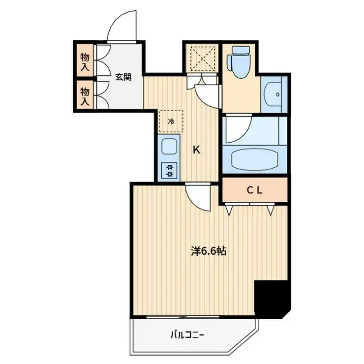 スパシエ トラッド 川口 10階階 間取り