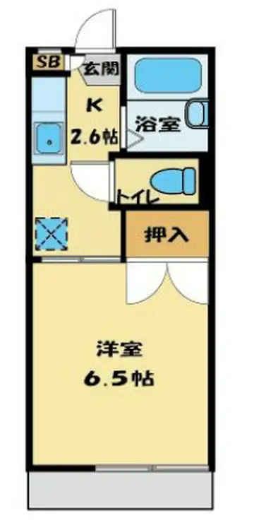 スカイメゾンA 1階階 間取り