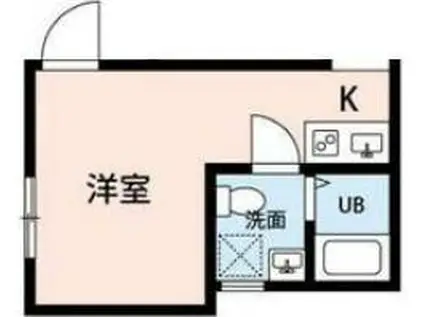 REJOEL(ワンルーム/2階)の間取り写真
