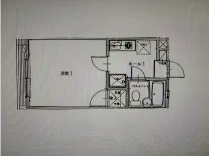 メゾン・ド・ボンハート(1K/2階)の間取り写真