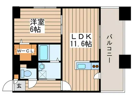 ニューライフサッポロ(1LDK/3階)の間取り写真