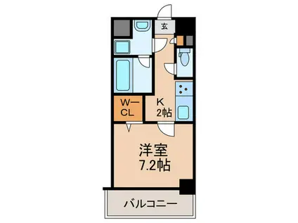 コージーコートVI(1K/5階)の間取り写真