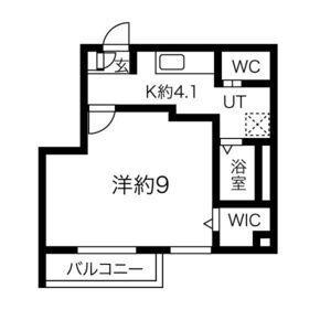 メゾンベール大松(1K/1階)の間取り写真