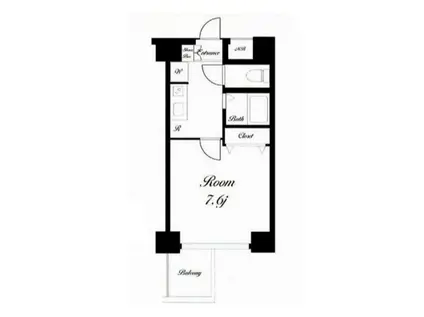 プレール・ドゥーク東京ベイII(1K/10階)の間取り写真