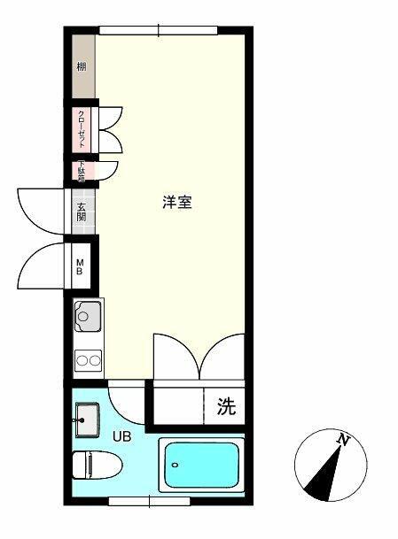 MODELIABRUT表参道(ワンルーム/2階)の間取り写真