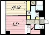 エスポアール千種(1LDK/3階)の間取り写真
