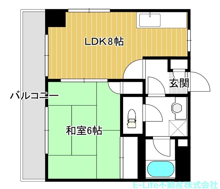 KINGDOM21(1LDK/3階)の間取り写真